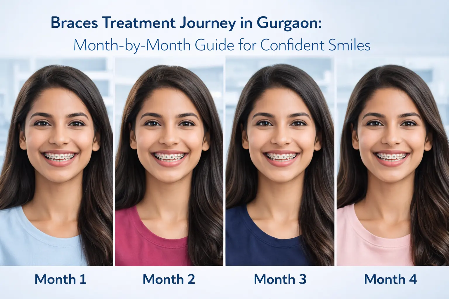 Braces Treatment Journey in Gurgaon: Month-by-Month Guide for Confident Smiles